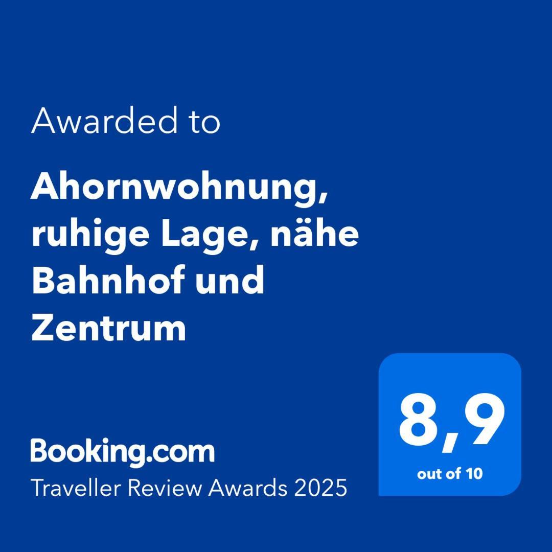 Ahornwohnung, Ruhige Lage, Naehe Bahnhof Und Zentrum Букс Экстерьер фото